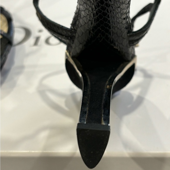 Dior Calzatura black chain sandal size 8.5 - Picture 11 of 16